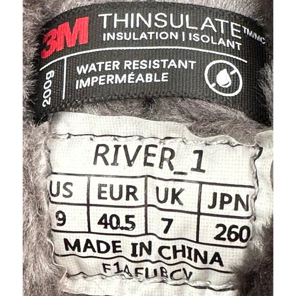 Dream Pairs Brown Mid Calf Fur Snow 3M Thinsulate Water Resistant Boots 9 - Picture 8 of 9